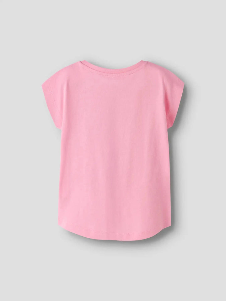 Name It - Nmfvotia Capsl Top - 5058356 Pink Drink Glitter Unicorn T-shirts 