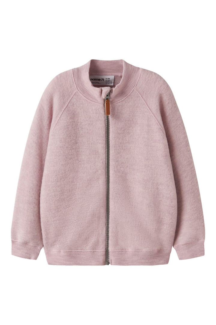 Name It - Nmfwmino Wool Brushed Ls Card - 4969348 Violet Ice