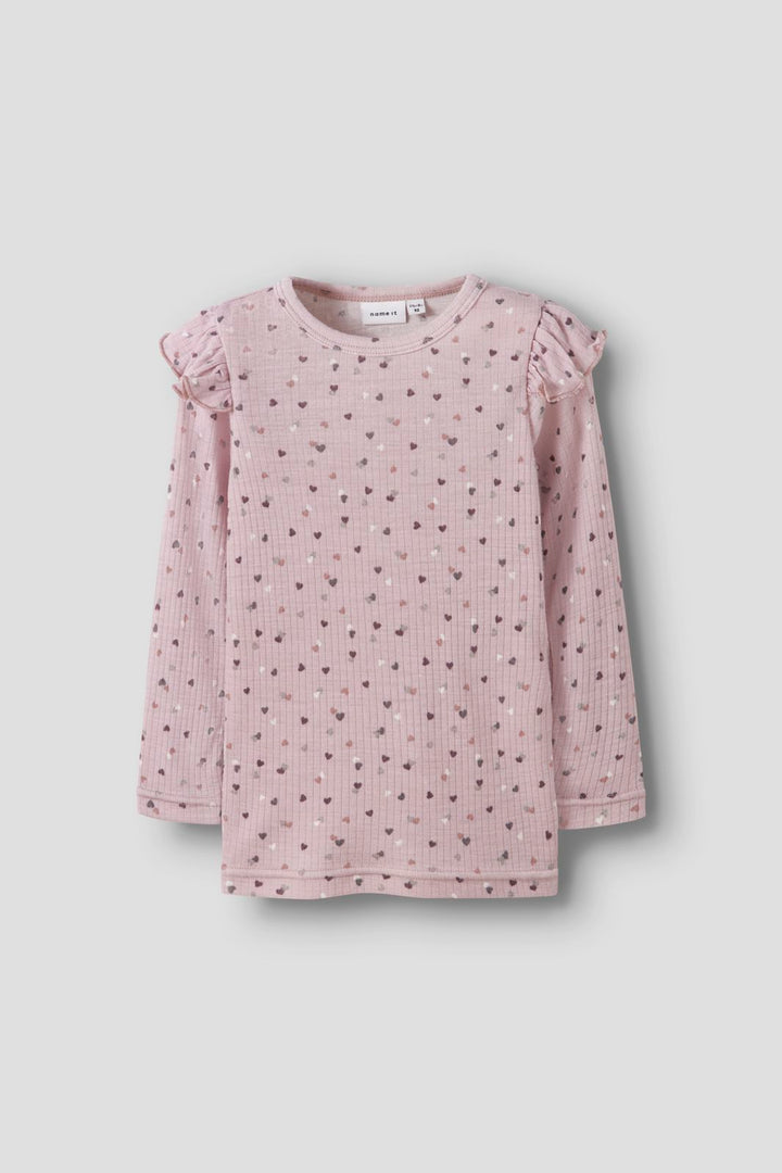 Name It - Nmfwomi Wo/Mo Ls Top - 4740422 Shadow Gray Duts