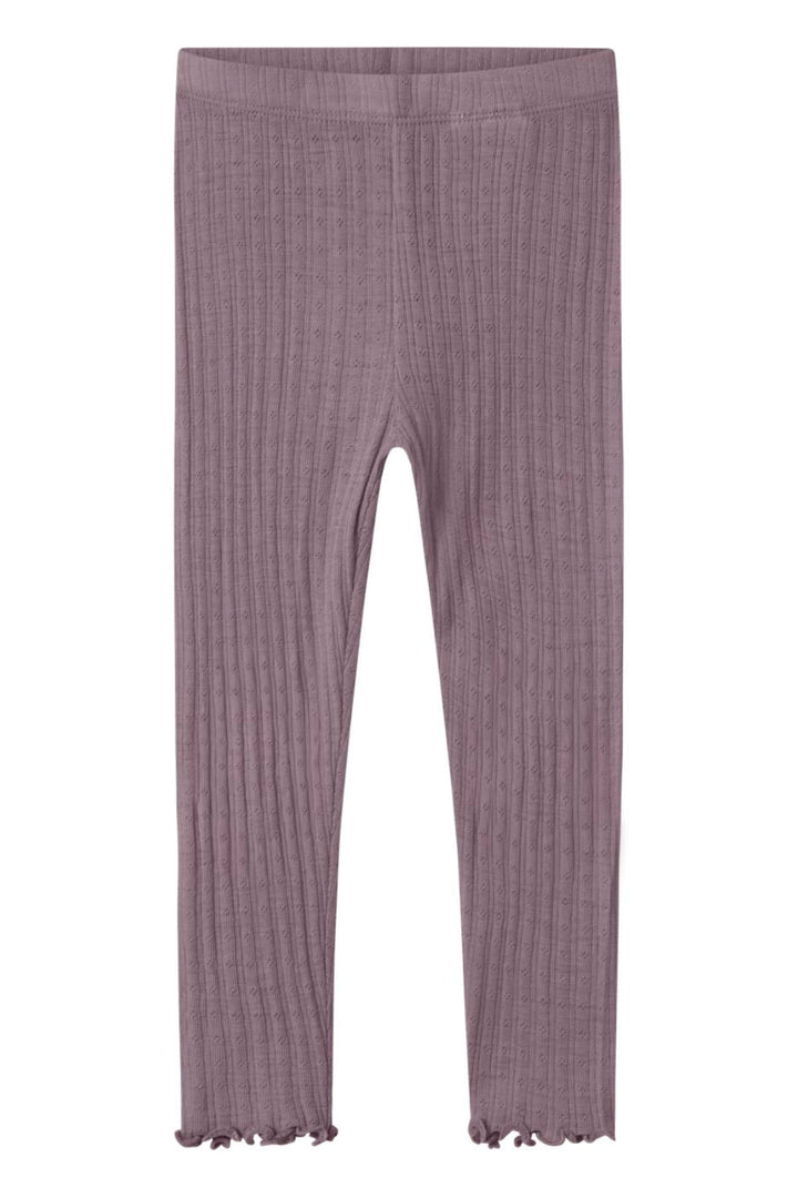 Name It - Nmfwossa Wo/Si Rib Legging - 4969335 Toadstool