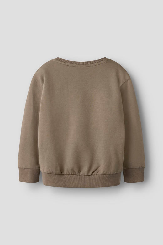 Name It - Nmmole Emil Nreg Sweat Sky - 5238401 Walnut