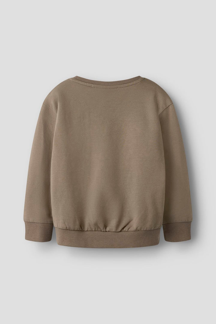 Name It - Nmmole Emil Nreg Sweat Sky - 5238401 Walnut