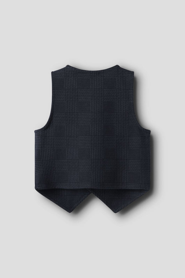 Name It - Nmmrobino Vest - 4874356 Navy Blazer Check