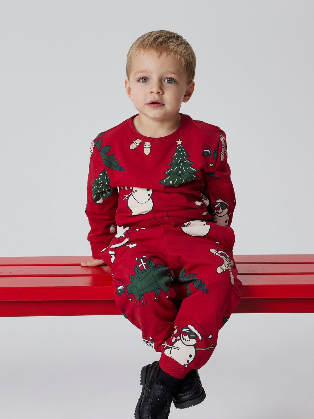 Name It - Nmmroka Ls Nreg Sweat Box - 4845820 Jester Red Sweatshirts 