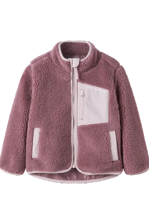 Name It - Nmnmattia Sherpa Jacket Pb1 - 4992958 Wistful Mauve Jakker 