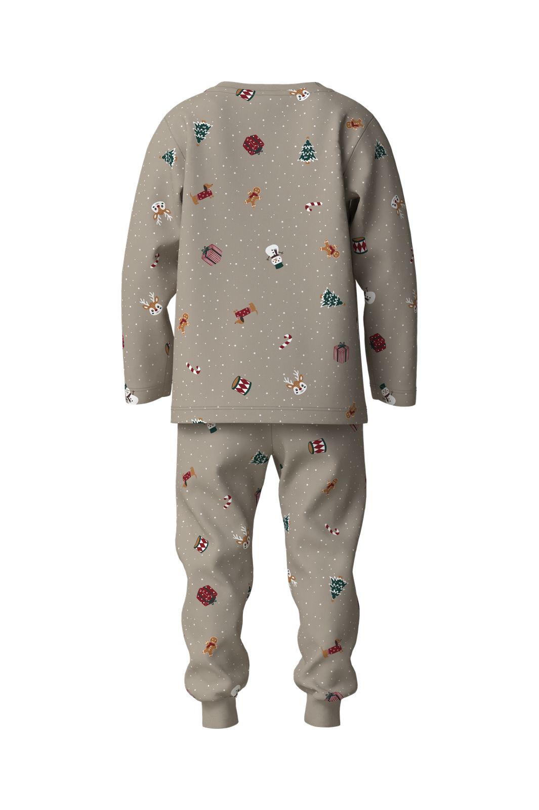 Name It - Nmnvismas Ls Nightset - 5160775 Pure Cashmere Christmas