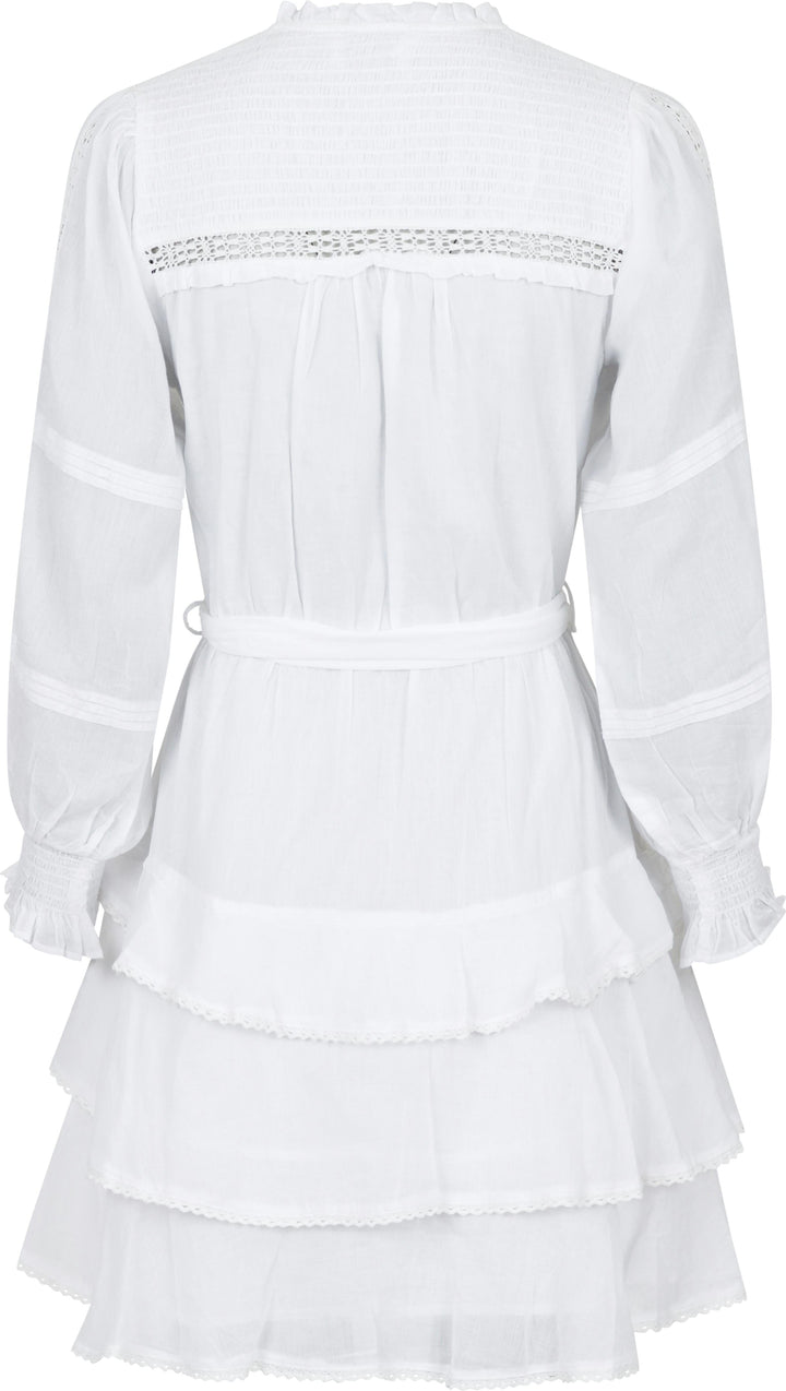 Neo Noir - Ada S Voile Dress - White