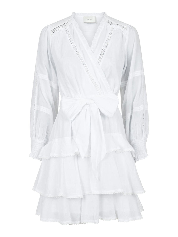 Neo Noir - Ada S Voile Dress - White Kjoler 