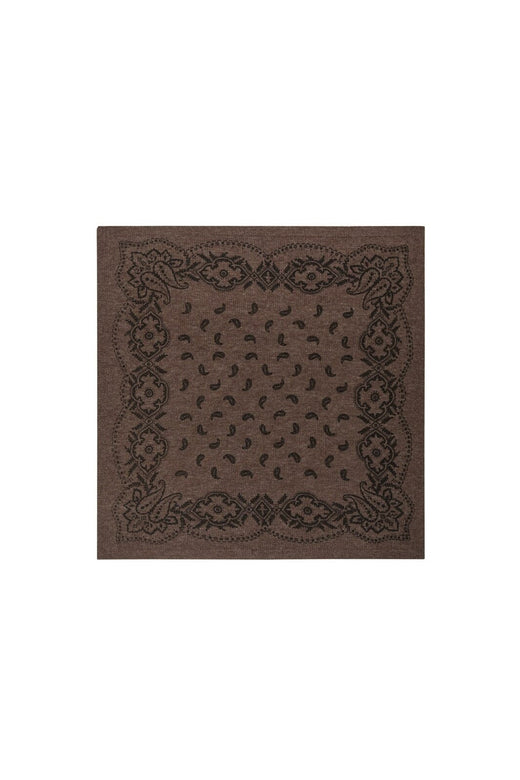 Neo Noir - Adelina Paisley Knit Scarf 169506 - 205 - Brown Melange