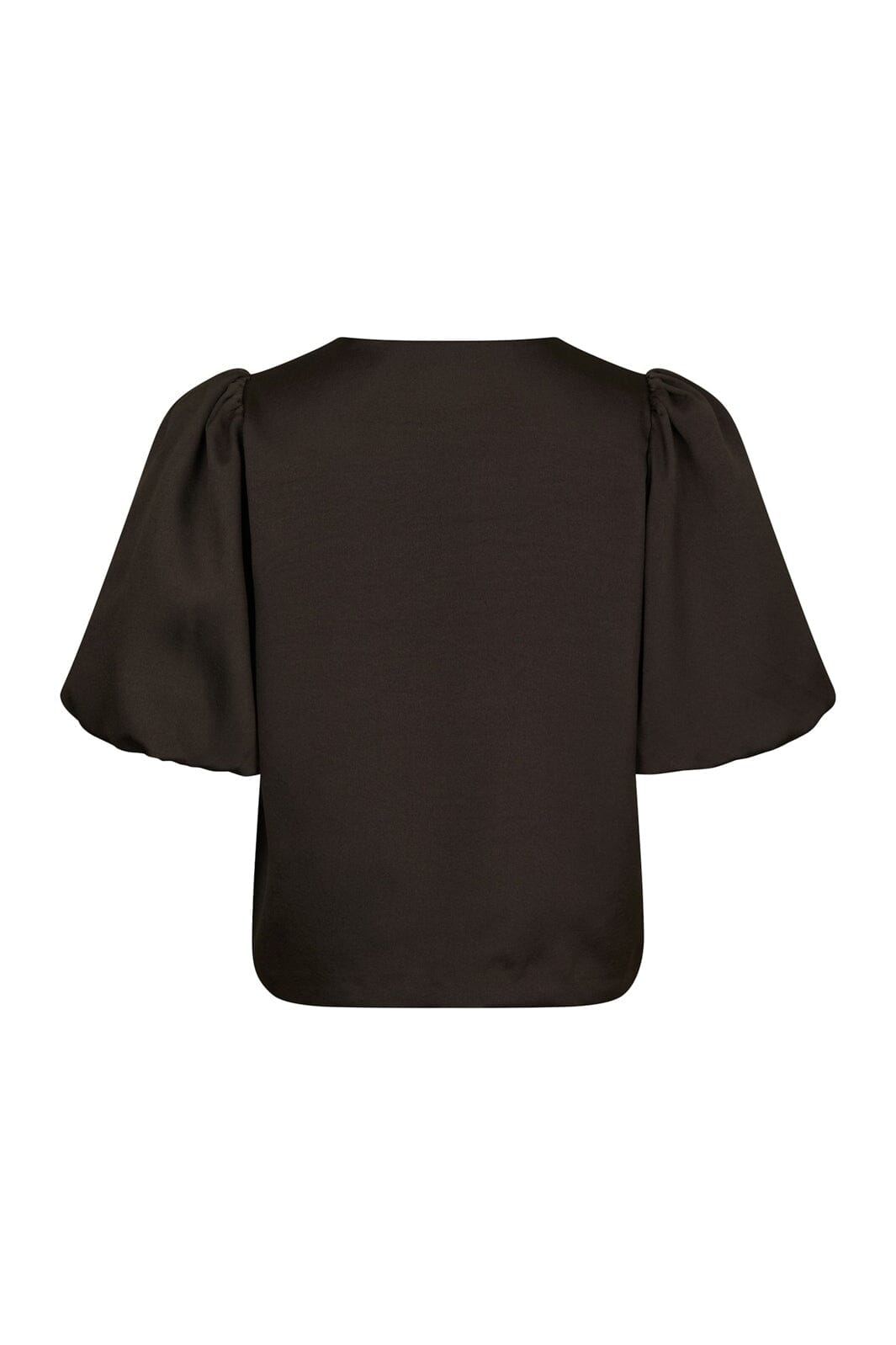 Neo Noir - Aisa Dull Satin Blouse 164658 - 210 - Brown
