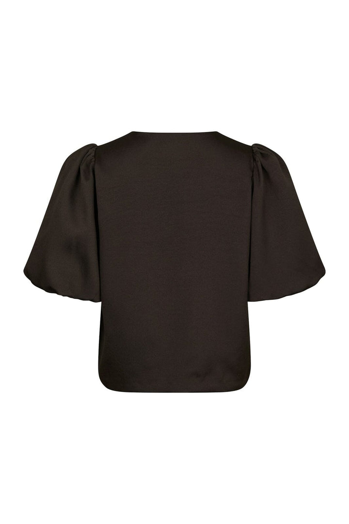 Neo Noir - Aisa Dull Satin Blouse 164658 - 210 - Brown