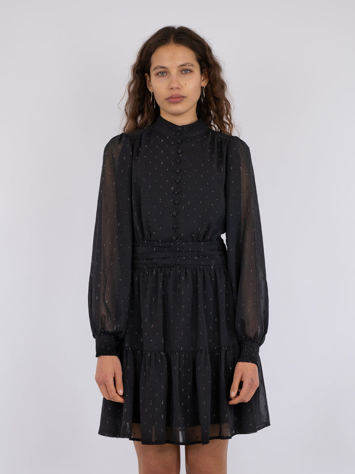 Neo Noir - Alberti Shimmer Dress - Black