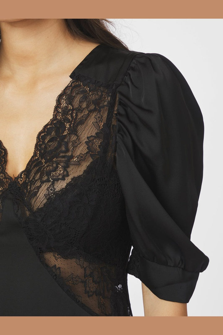 Neo Noir - Alfia Lace Dress 167052 - 100 - Black