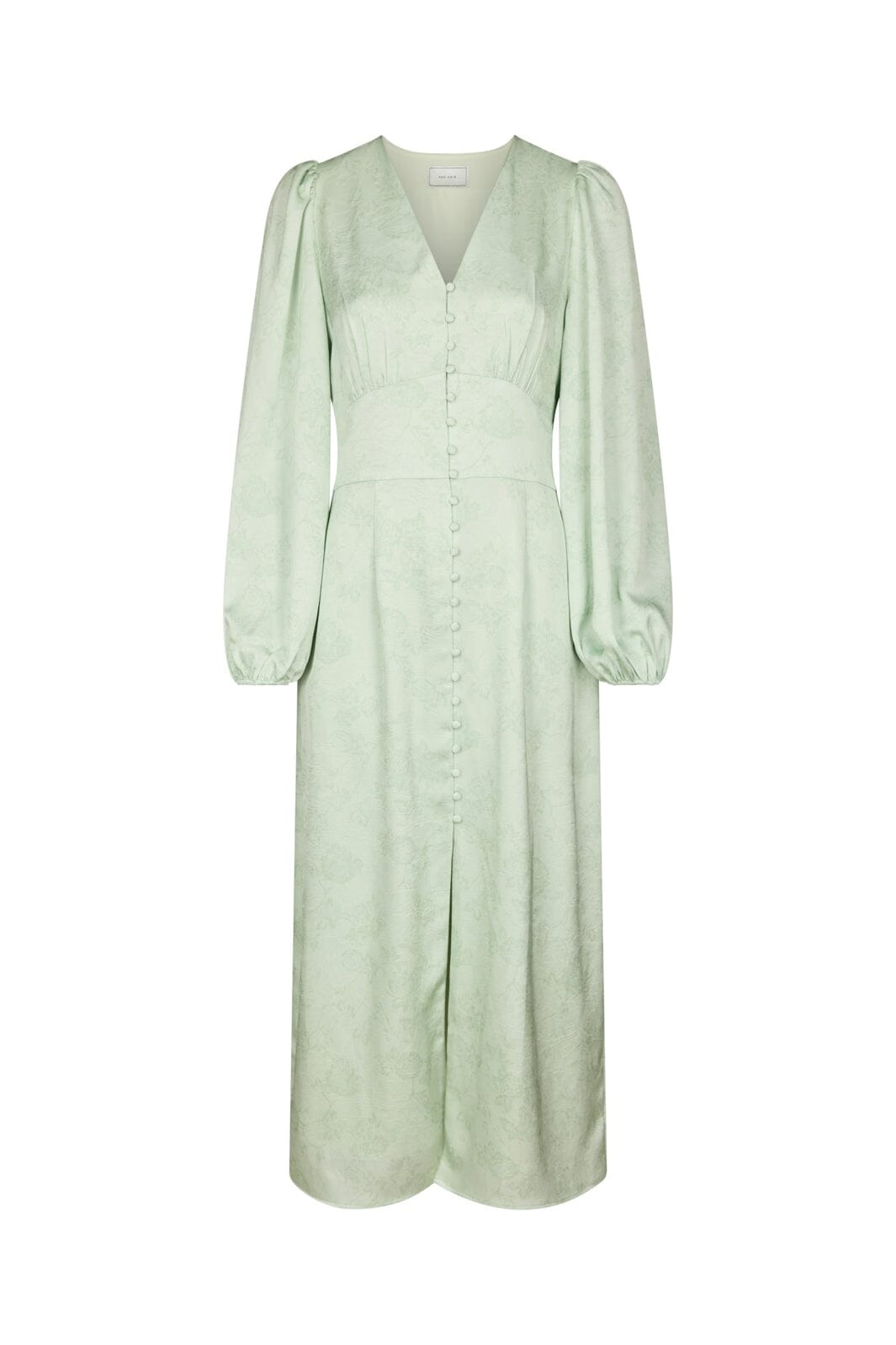 Neo Noir - Alto Pattern Sateen Dress 166828 - 154 - Light Green