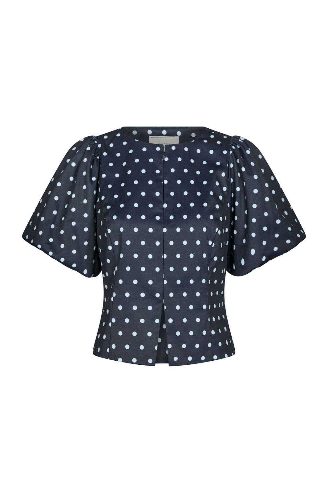 Neo Noir - Anela Dot Blouse 167821 - 141 - Navy