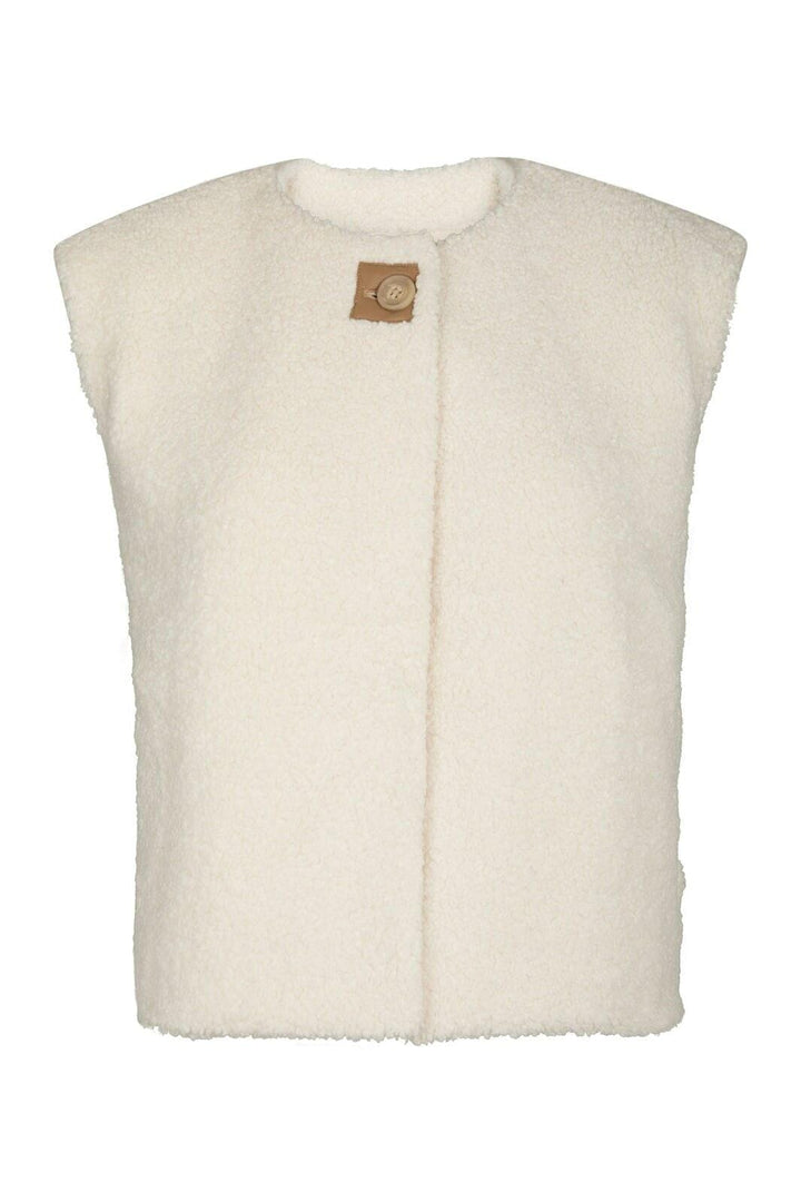 Neo Noir - Anjanna Teddy Vest 165928 - 124 - Ivory