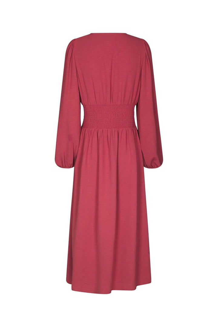 Neo Noir - Annelie Solid Crepe Dress 169135 - 430 - Cherry Pink