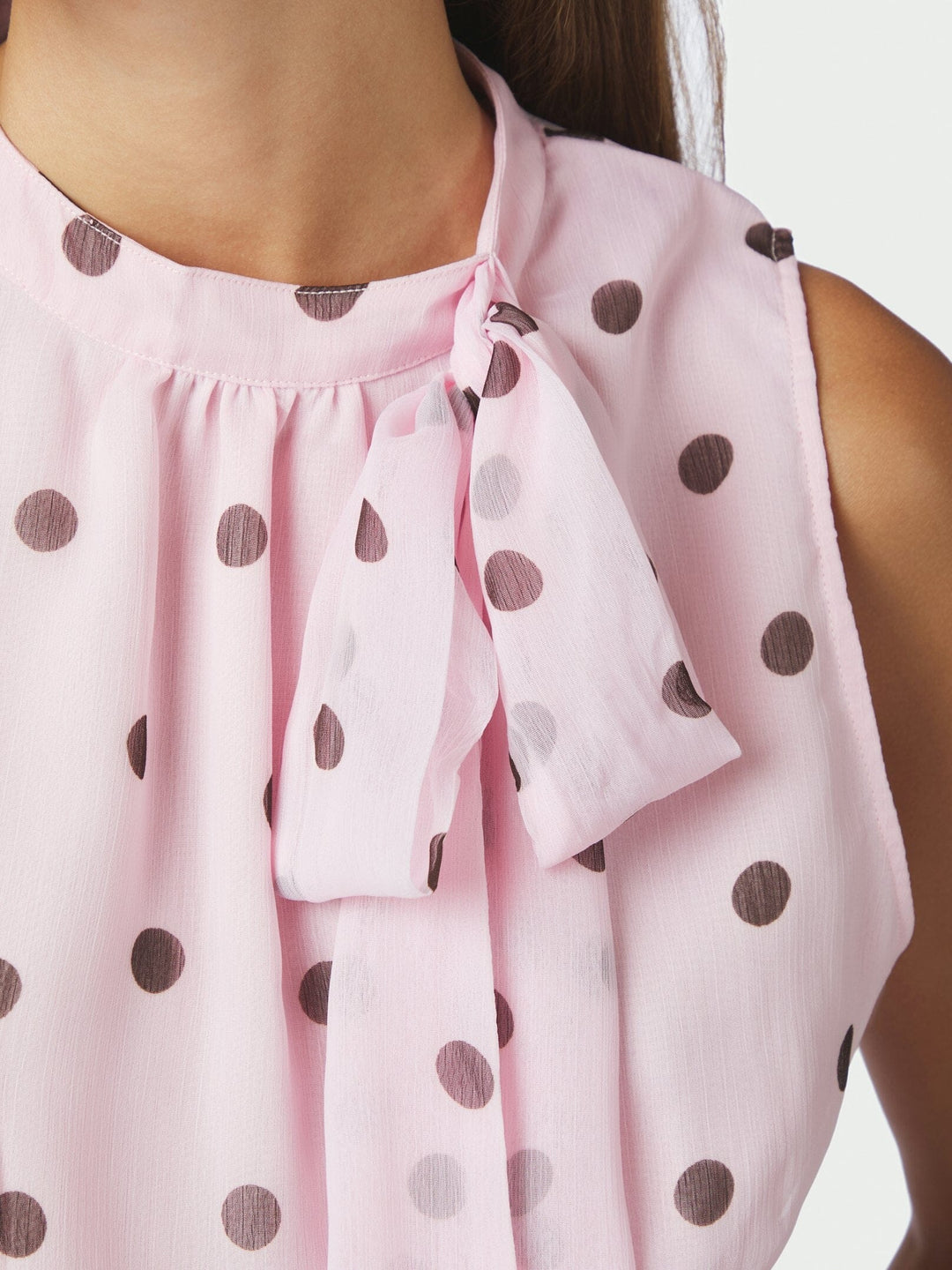 Neo Noir - Ansol Big Dot Top 170503 - 754 - Light Pink Toppe 