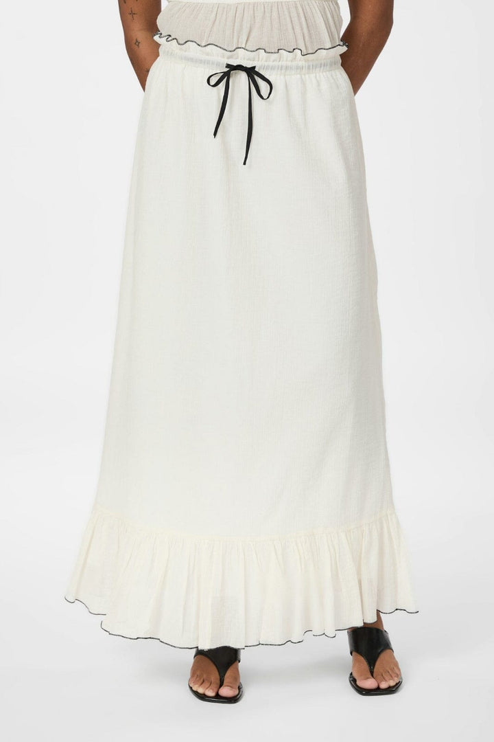 Neo Noir - Ariella Crepe Skirt 165814 - 122 - Creme