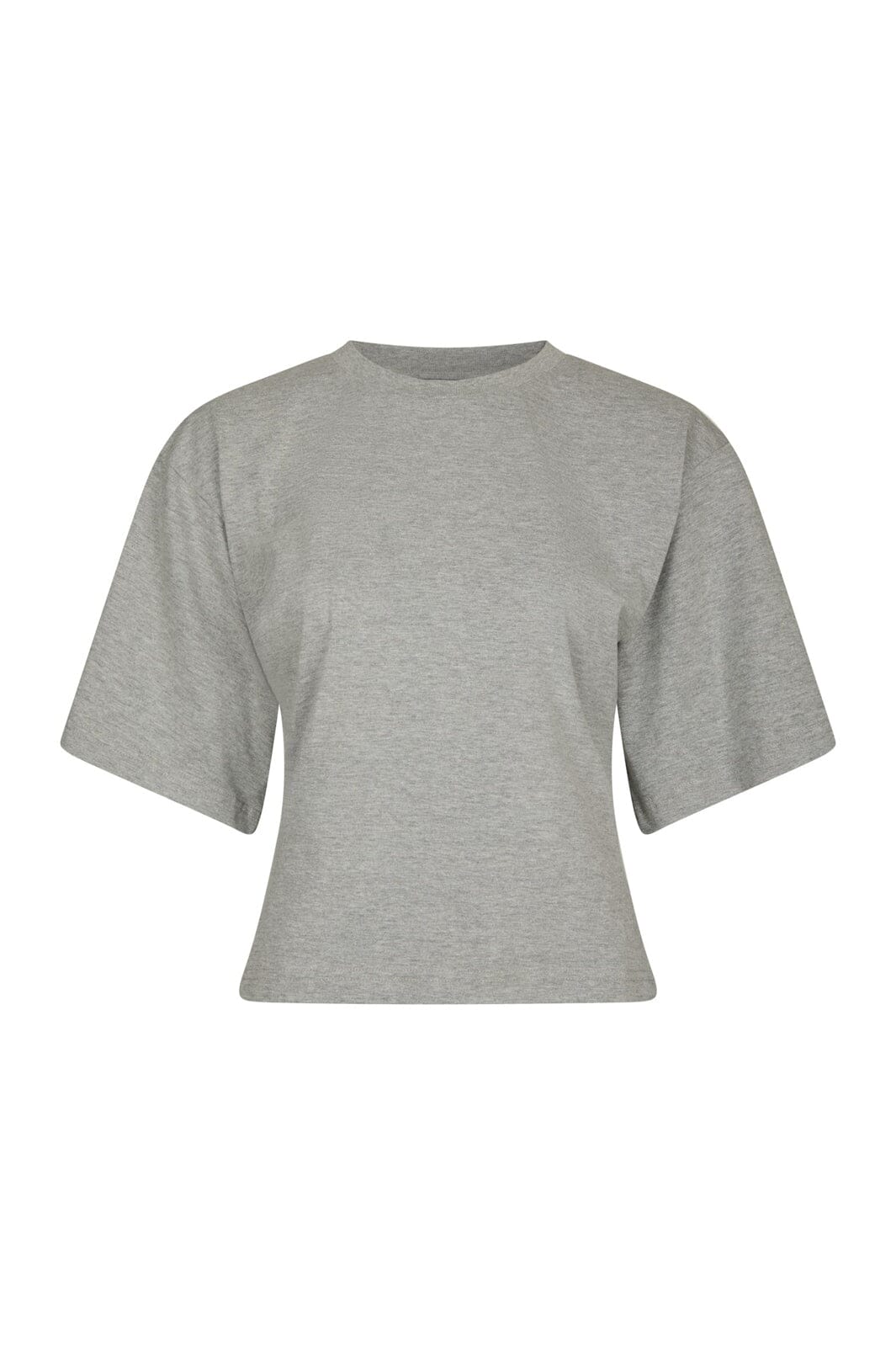 Neo Noir - Asha Boxy Tee 164418 - 133 - Grey Melange