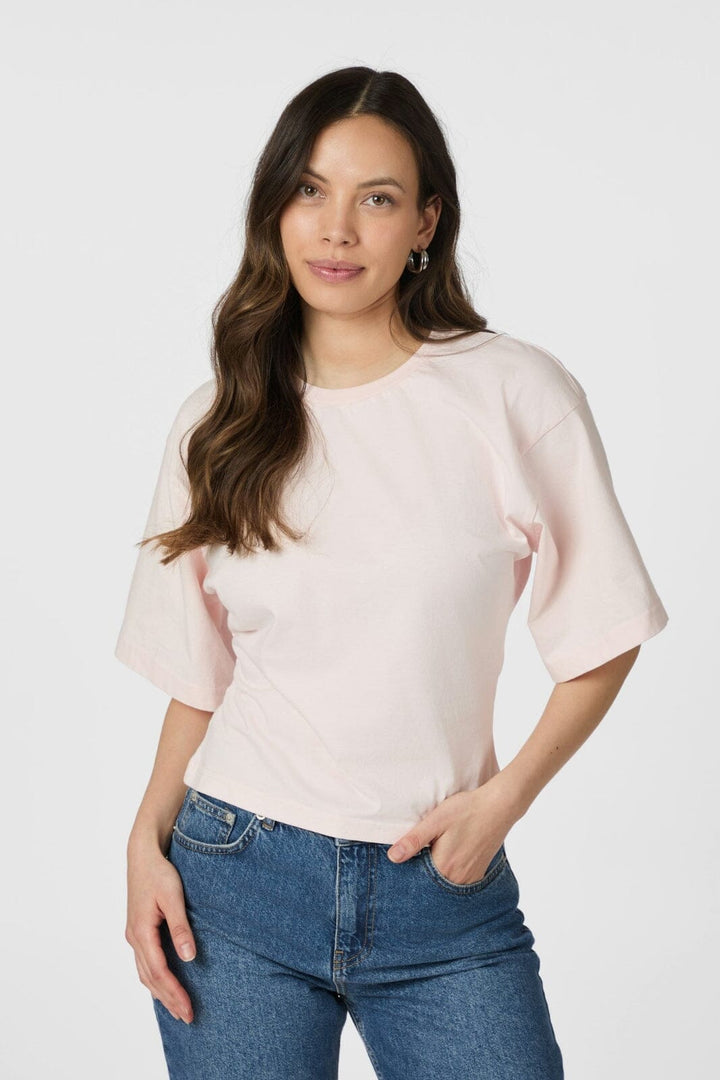 Neo Noir - Asha Boxy Tee 164418 - 754 - Light Pink