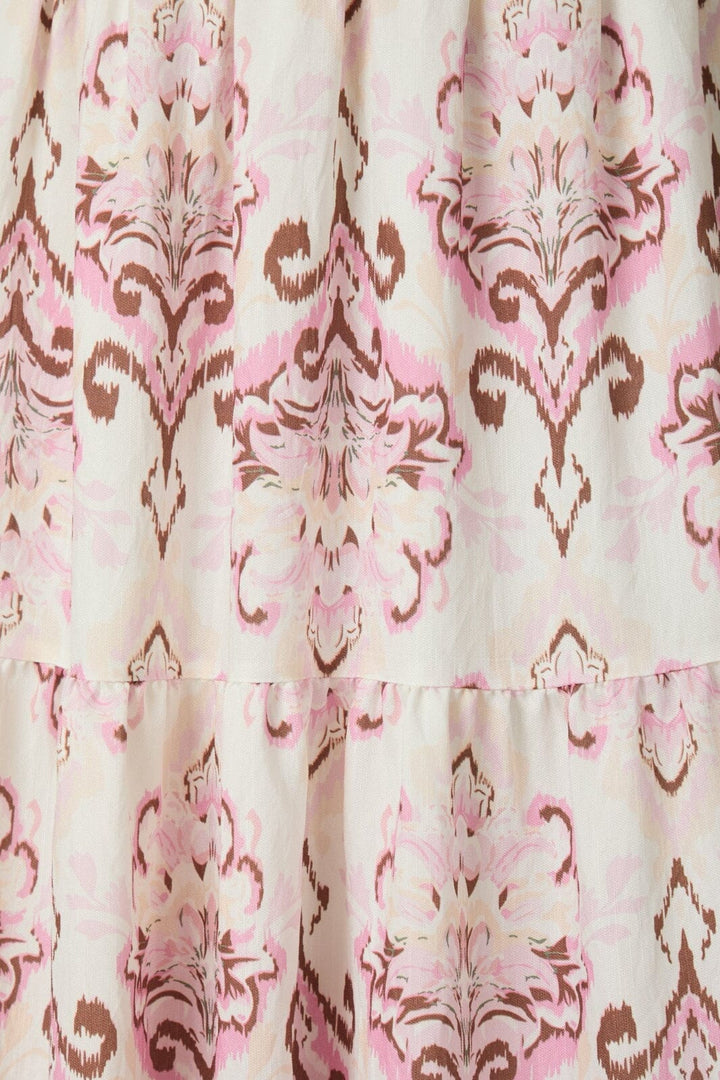 Neo Noir - Asta Paisley Print Skirt 166165 - 754 - Light Pink
