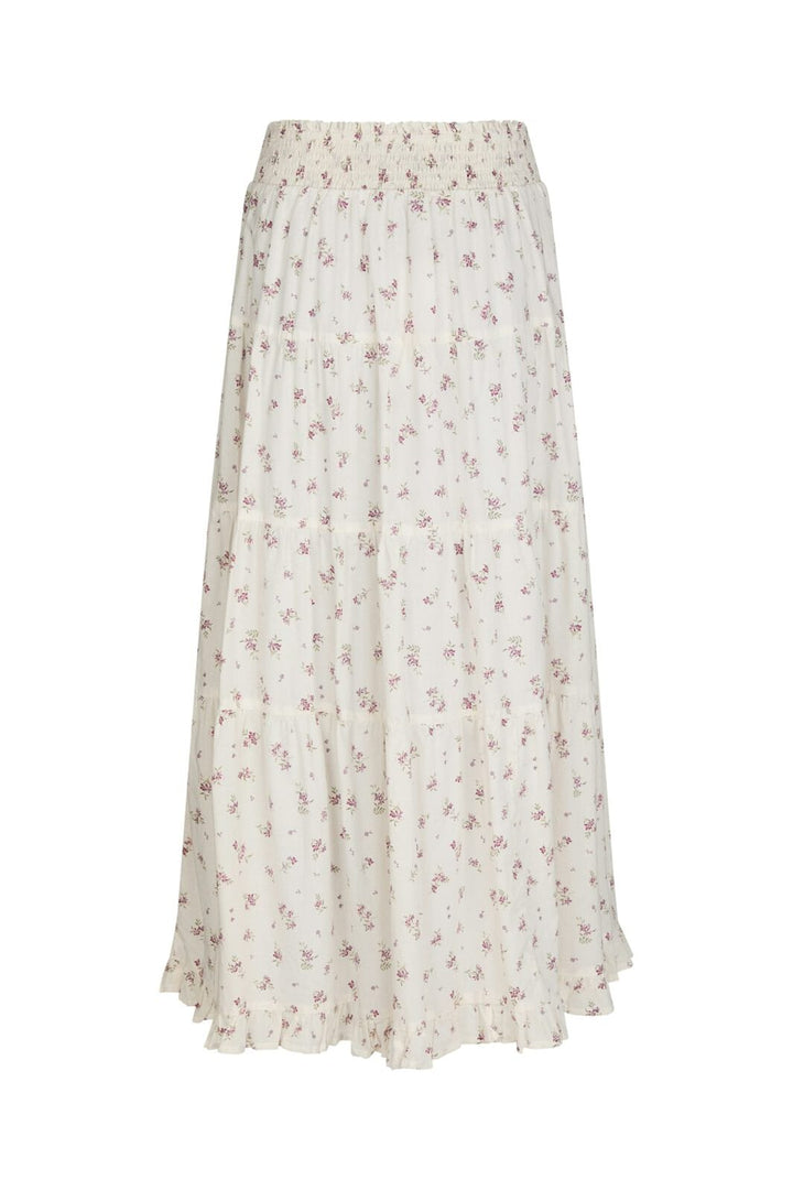 Neo Noir - Asta Small Blossom Skirt 165649 - 122 - Creme