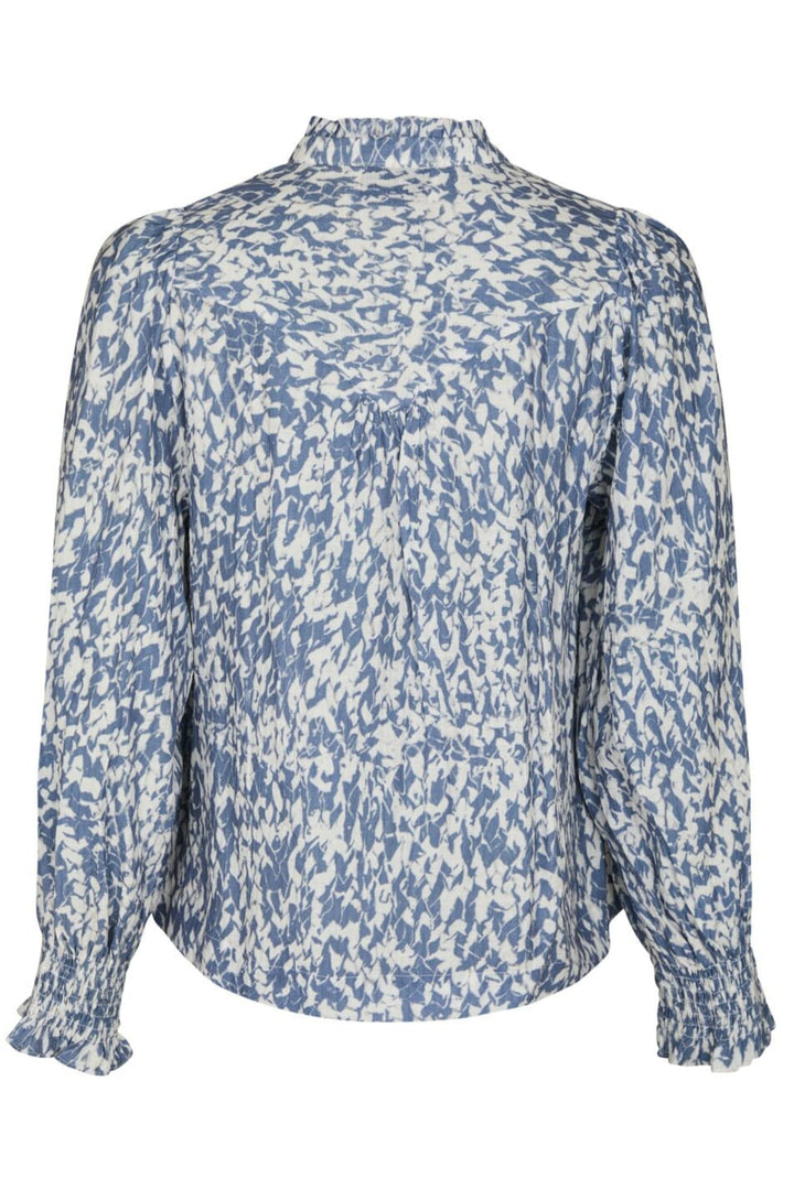 Neo Noir - Astrida Fracture Blouse 166406 - 142 - Dusty Blue