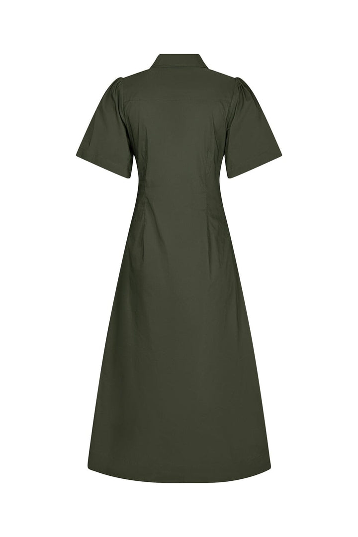 Neo Noir - Baia Poplin Dress 165343 - 151 - Army