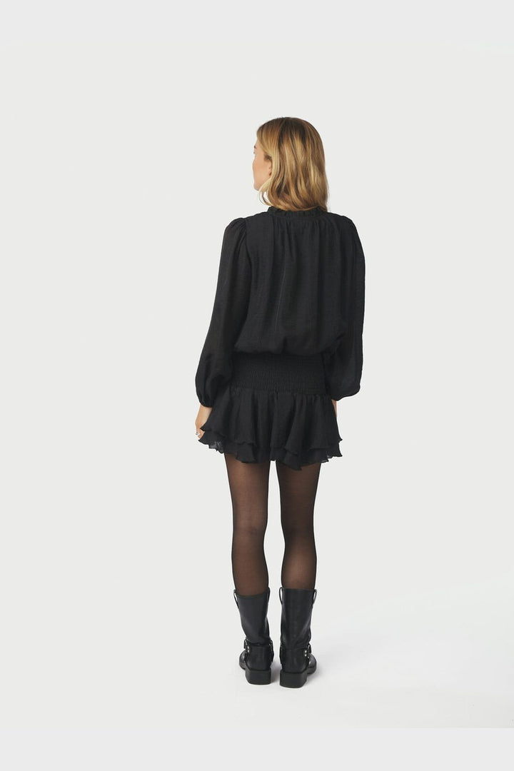 Neo Noir - Bari Chiffon Dress 166918 - 100 - Black