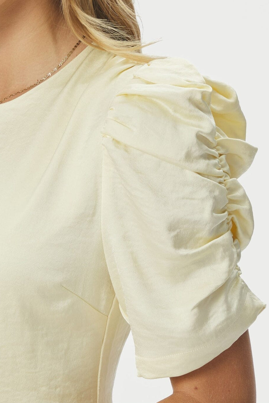 Neo Noir - Benuti Solid Dress 166584 - 191 - Light Yellow