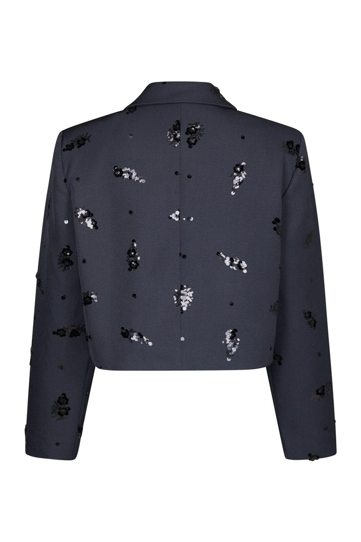 Neo Noir - Blythe Deco Melange Blazer 171423 - 133 - Grey Melange