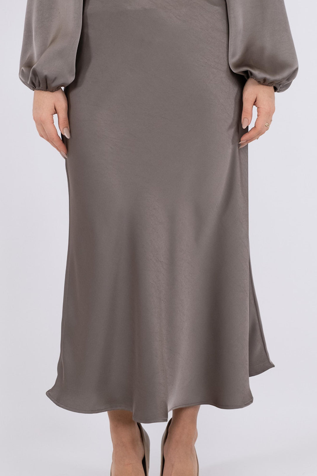 Neo Noir - Bovary Skirt - Warm Grey