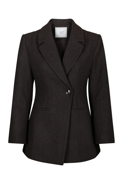 Neo Noir - Bowie Herringbone F Blazer 168544 - 676 - Dark Brown
