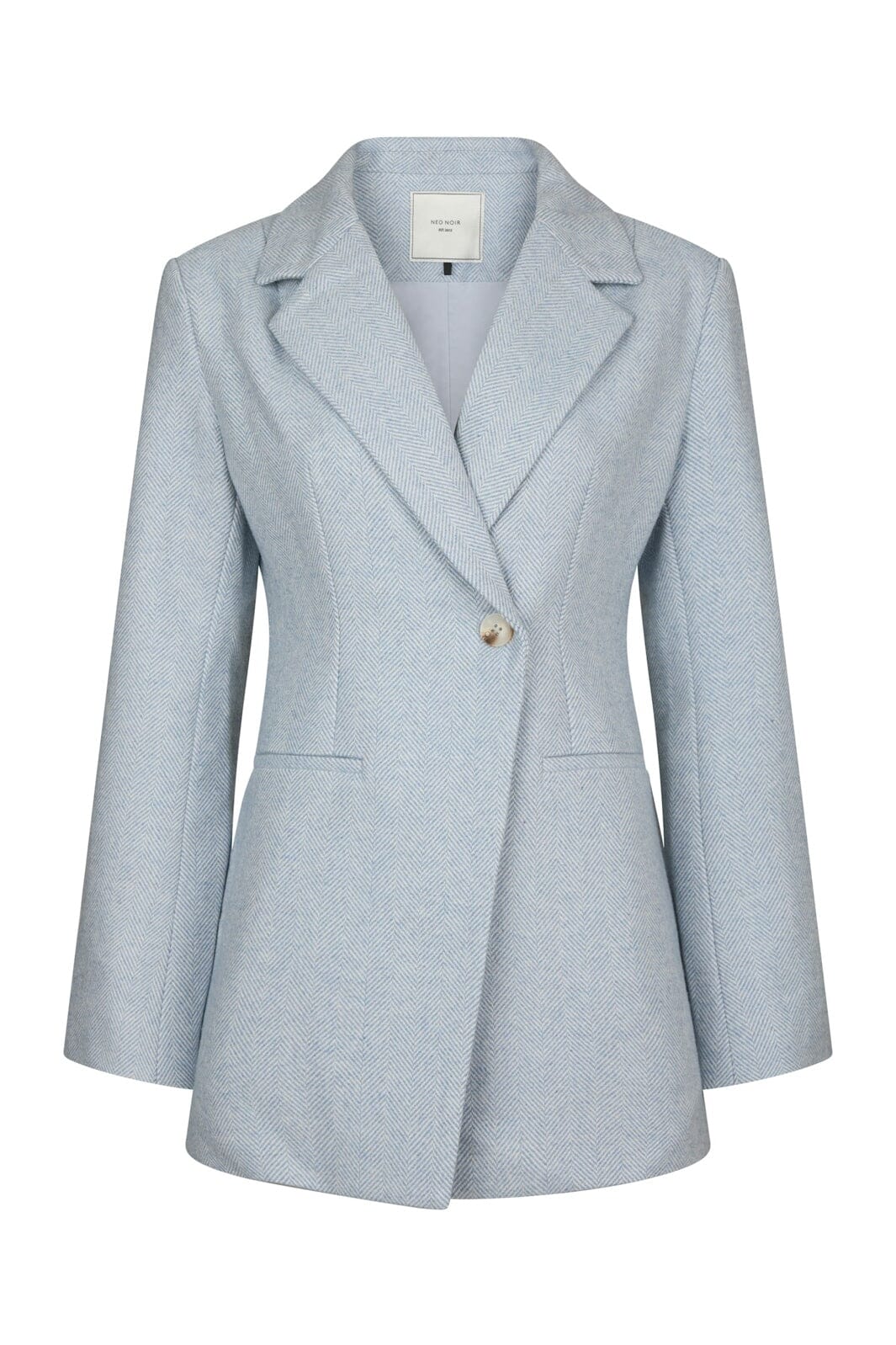 Neo Noir - Bowie Herringbone S Blazer 167664 - 145 - Light Blue