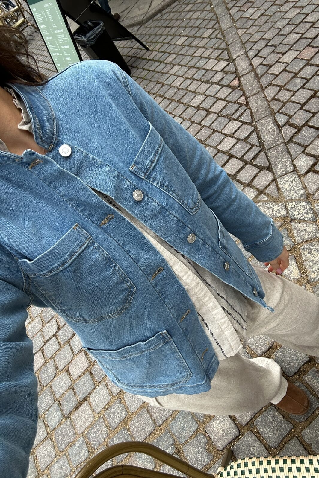 Neo Noir - Bryant Denim Jacket - Smoke Blue Jakker 