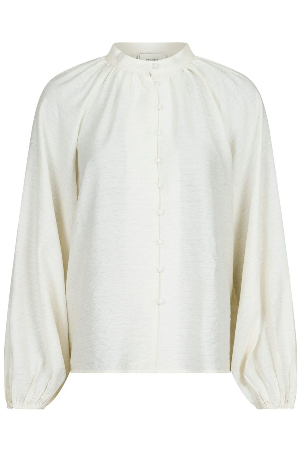 Neo Noir - Camille Solid Blouse - Off White Bluser 