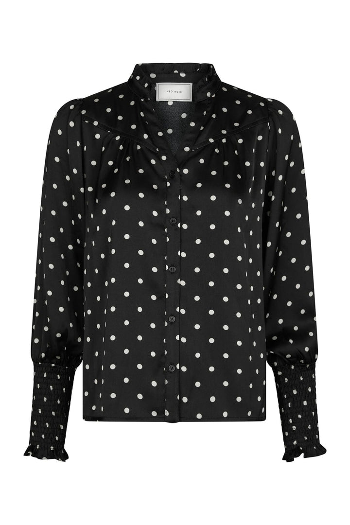 Neo Noir - Camisa Dot Blouse 167161 - 100 - Black
