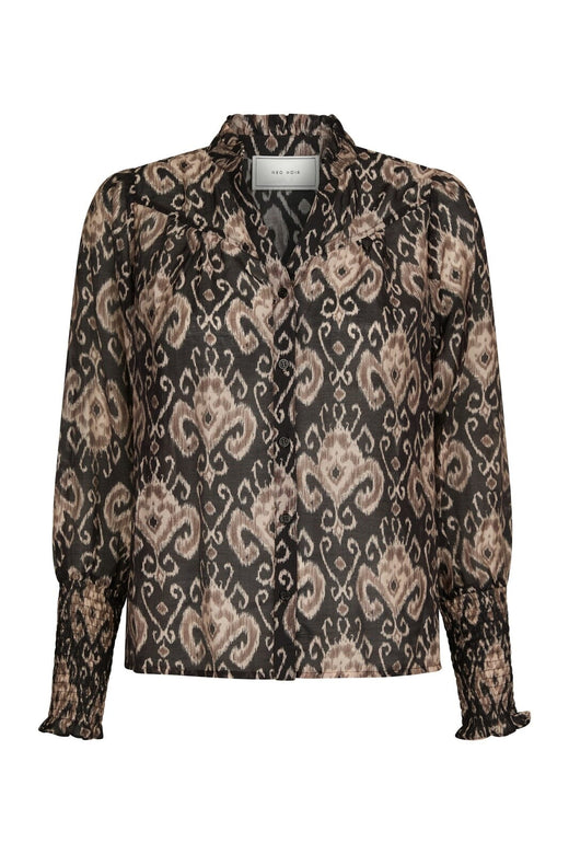 Neo Noir - Camisa Print Blouse 167189 - 100 - Black