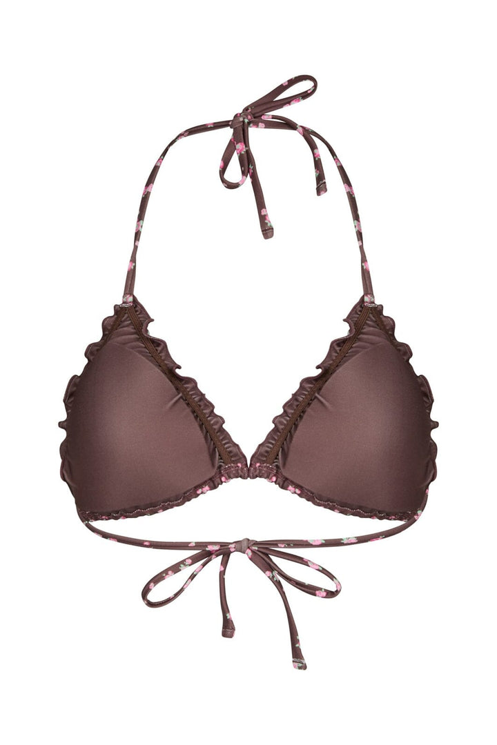 Neo Noir - Carlyn Floral Bikini Top 170457 - 676 - Dark Brown