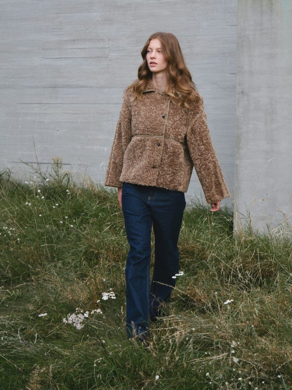 Neo Noir - Castor Faux Fur Jacket 164862 - 214 - Taupe Jakker 
