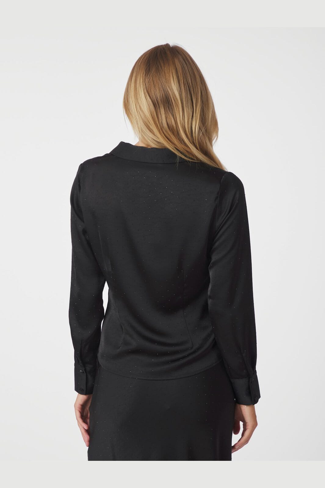 Neo Noir - Christy Heavy Sateen Bedaz Shirt 166892 - 100 - Black