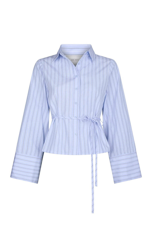 Neo Noir - Clarida Double Stripe Shirt 168388 - 145 - Light Blue