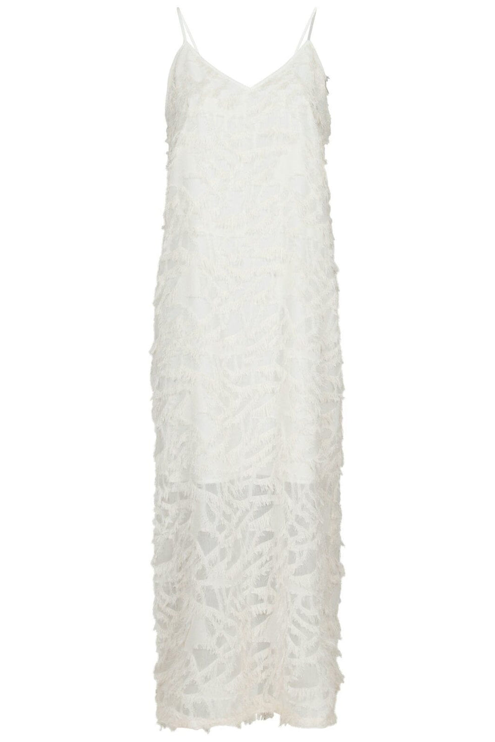 Neo Noir - Clia Fringe Dress - White Kjoler 