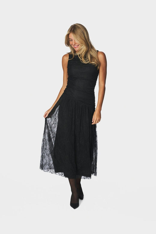 Neo Noir - Cludine Lace Dress 170542 - 100 - Black