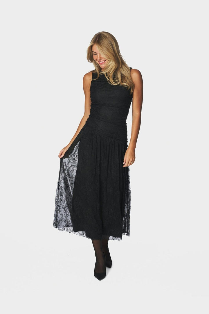Neo Noir - Cludine Lace Dress 170542 - 100 - Black