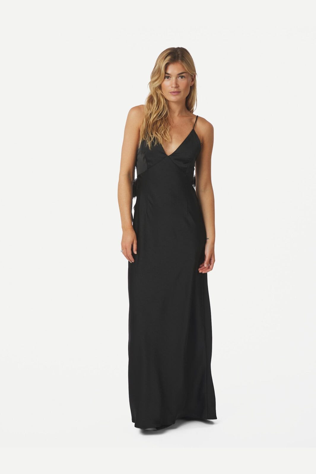 Neo Noir - Colly Heavy Sateen Dress 166978 - 100 - Black