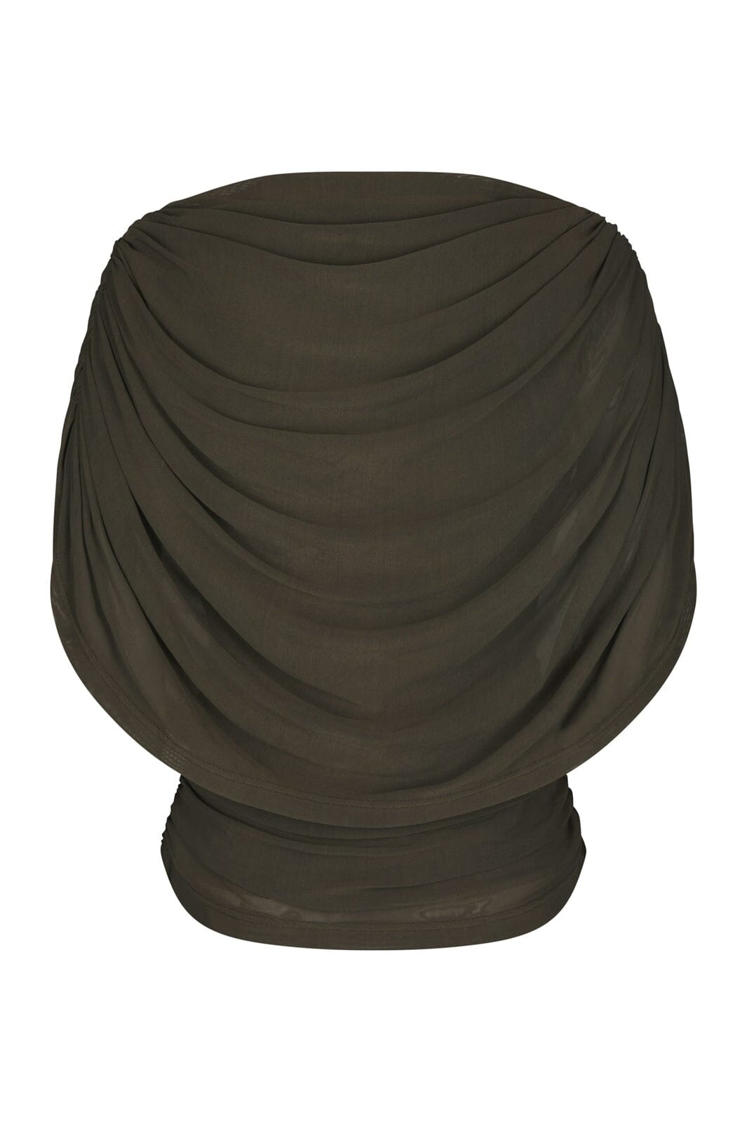 Neo Noir - Cottuna Drapy Mesh Top 167205 - 151 - Army