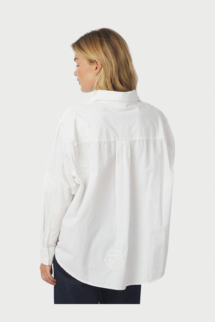 Neo Noir - Dalma Dori Emb Shirt 166746 - 120 - White