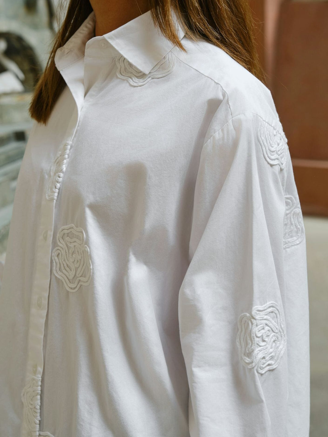 Neo Noir - Dalma Dori Emb Shirt 166746 - 120 - White Skjorter 